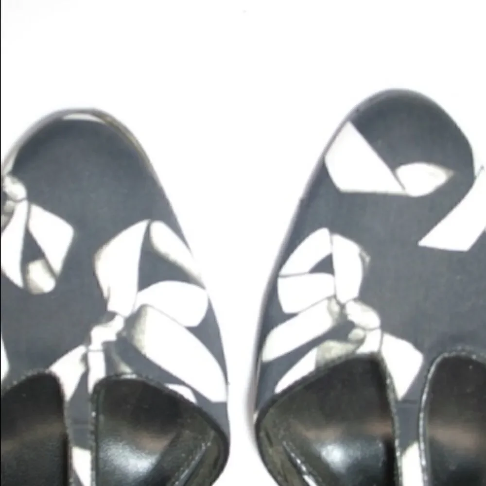 Black White Pumps Heels